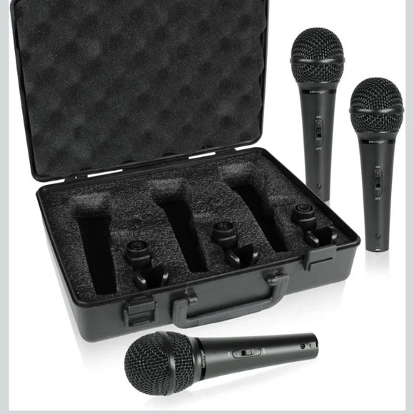 Behringer - XM1800S - Dynamic Wired Professional Microphone - Set of 3 - Picture 4 of 8